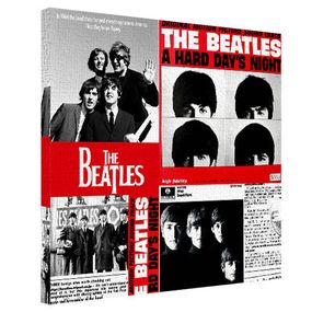Картина на полотні The Beatles - A hard day`s night 50x50 см (H5050_TRL002)