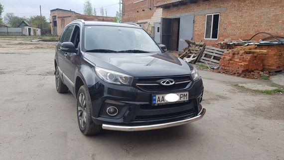 Передняя захист ST008 (нерж) для Chery Tiggo III 2014-2024 рр | Зображення 3