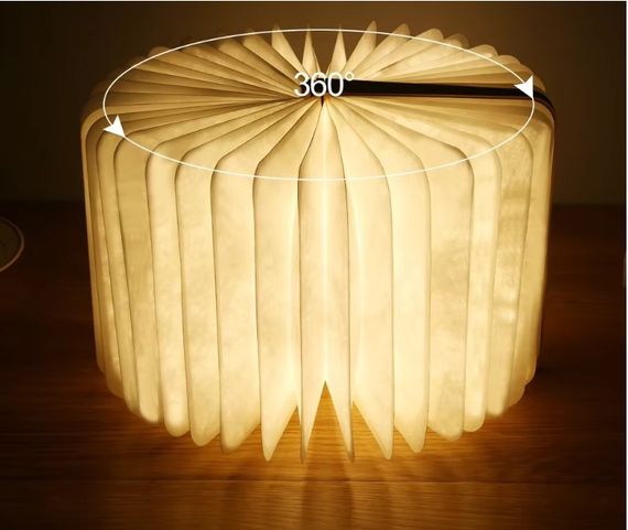 Складная LED лампа-книжка с аккумулятором 22*16*2,5см ∙ Светильник - ночник в форме книги с регулируемой яркостью | Зображення 3