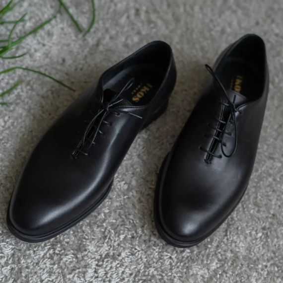 Шкіряні туфлі цільнокроєні 45 розмір | Зображення 3