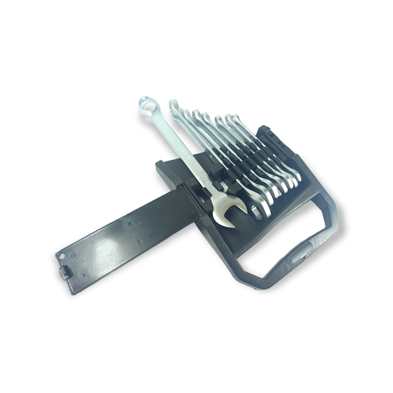 Набір ключів комбінованих 12 шт CRV, сатин (6,7,8,9,10,11,12,13,14,17,19,22мм) СТАЛЬ (арт.48037) | Зображення 1