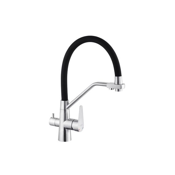 Змішувач для кухні Kroner KRM Edelstahl Klassisch - ESG03817BLK (CV027936)