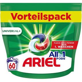 Капсулы для стирки ARIEL All-in-1 Pods (60 капсул) для стирки цветных и белых вещей