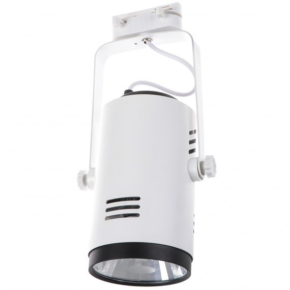 Светильник трековый поворотный LED 413/18W NW WH/BK COB | Зображення 3
