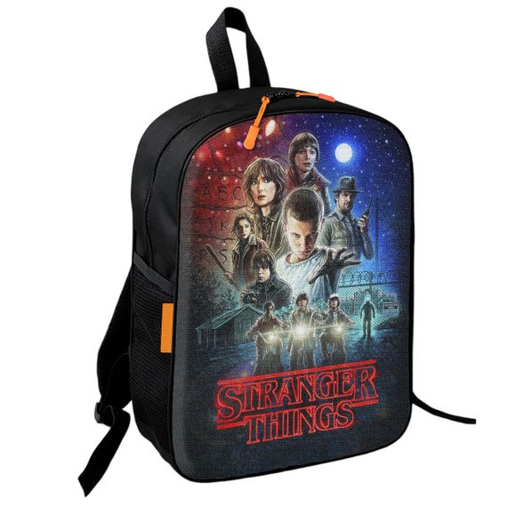 Рюкзак шкільний дитячий Дуже дивні справи / Stranger Things 36х27 см підлітковий для хлопчика, дівчинки (4395)