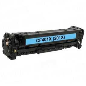 КАРТРИДЖ ОРІГІНАЛЬНИЙ HP 201X (CF401X) CYAN АНАЛОГ (CANON 045H) З ЗАПРЯКОЇ