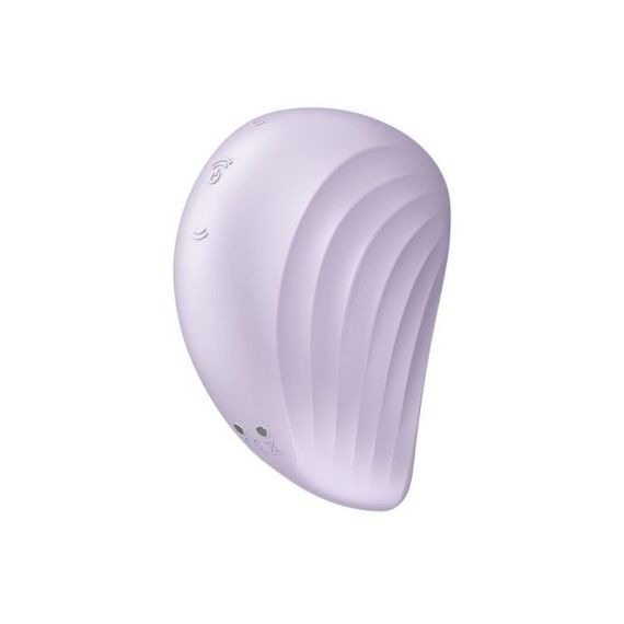 Вакуумный клиторальный стимулятор с вибрацией Satisfyer Pearl Diver Violet | Зображення 4