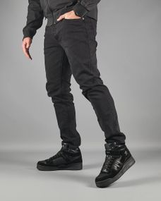 Зимові чоловічі кросівки Forum 84 High Black Suede Fur , В'єтнам 46 29.5 см