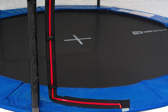Батут Hop-Sport 10ft (305см) синій з внутрішньою сіткою | Зображення 9