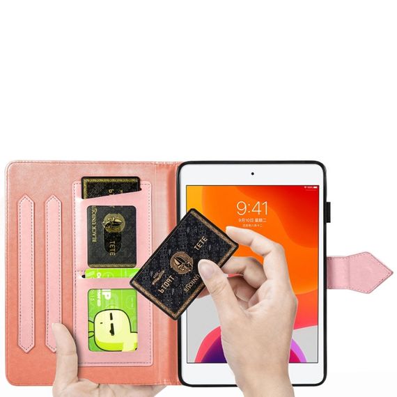 Шкіряний чохол Art Case з візитницею для Samsung Galaxy Tab S7+ Помаранчевий | Зображення 6