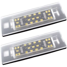 Fiat Panda (від 2003-) світлодіодна LED-підсвітка номерного знака (комплект), Фіат Панда