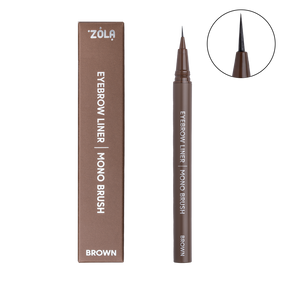 Лайнер для бровей ZOLA Eyebrow liner Mono Brush - Brown
