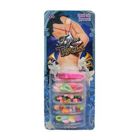 Набор бисера "Бал" Bambi R22018 бусины, подвески, нити, браслет Розовый