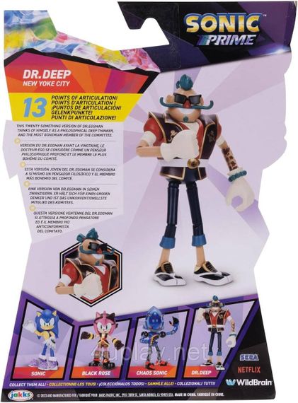 Фігурка Доктор Діп із Нового Йоку Jakks Pacific Sonic Prime Dr. Deep | Зображення 9