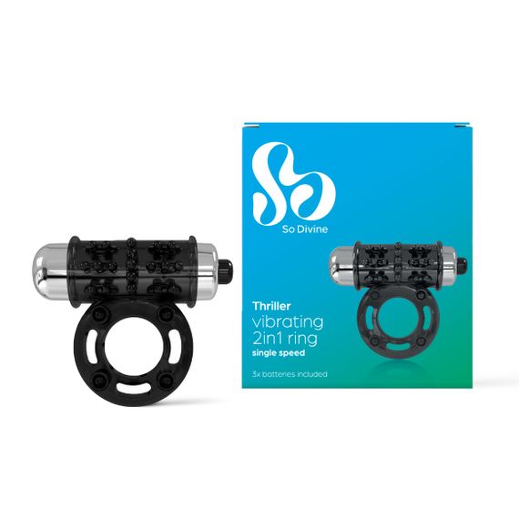 Эрекційне кільце з віброкулею Thriller 2 in 1 So Divine (Велика Британія) | Зображення 4