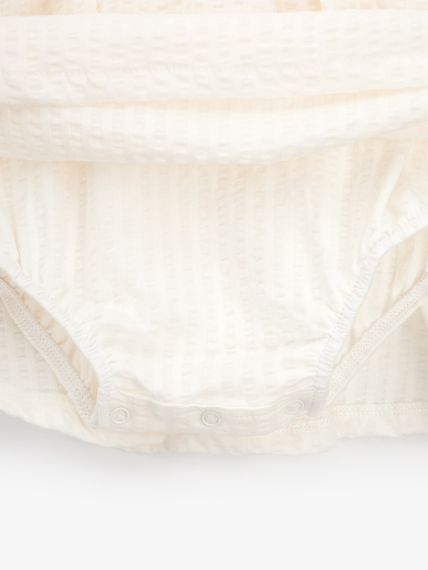 Боді-сукня+повязка для дівчинки Dexters 932511 80 см Молочний shop (4821101285136) | Зображення 2