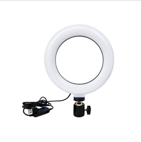 Кольцевая USB LED лампа с поворотным механизмом Белый , 16 см