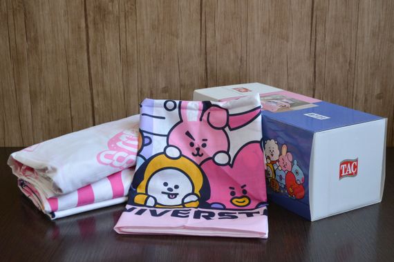 Постільна білизна TAC Disney 160×220 см BT21 Universtar | Зображення 2