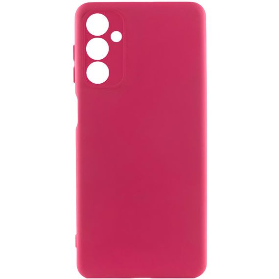 Чехол TPU GETMAN Liquid Silk Full Camera для Samsung Galaxy A27 Красный / Dark Red