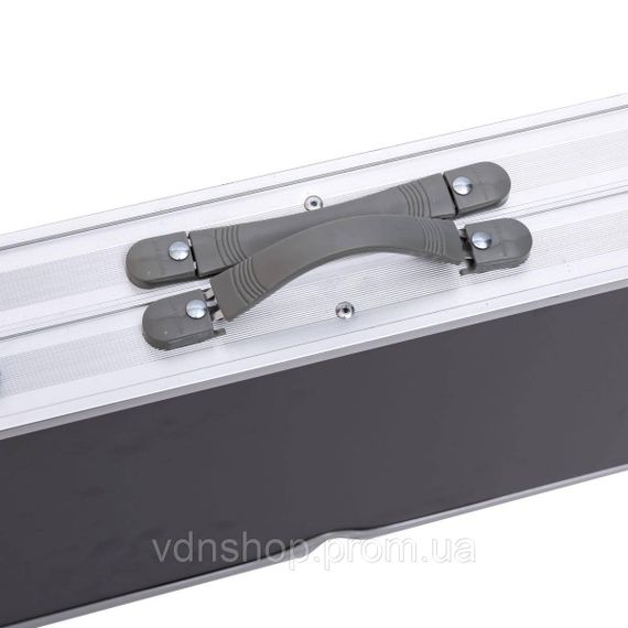 Комплект туристичний стіл + 2 лавки складні меблі Сірий Lugi JY-9060G | Зображення 8