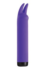 Вібратор S Pleasures Bullets Amethyst, фіолетовий, з двома відростками, 10 режимів, діаметр 2,8 см