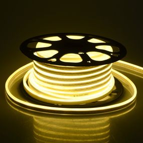 Светодиодная лента влагозащищенная теплый оттенок 220V 14.4W 2835 WW NEON IP67 1m (BY-034/120)