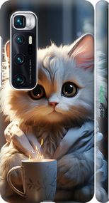Чохол на Xiaomi Mi 10 Ultra Білий кіт "5646m-2064-2448"