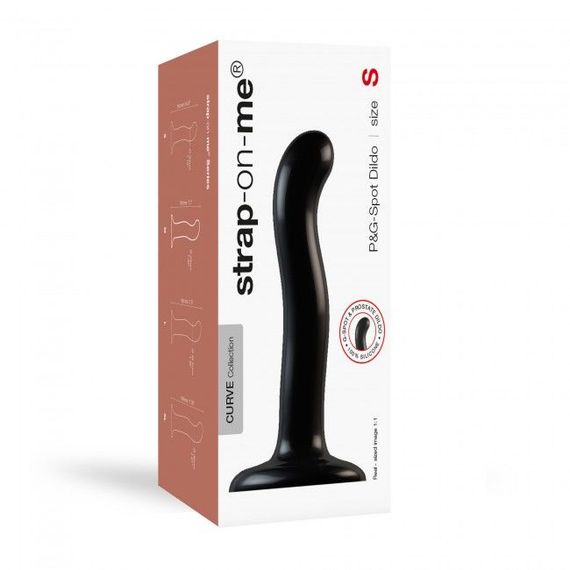 Насадка для страпона Strap-On-Me P&G-Spot Dildo, силікон, розмір S | Зображення 7