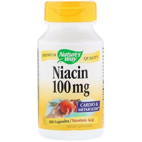 Ніацін Nature's Way Niacin 100 mg 100 Caps