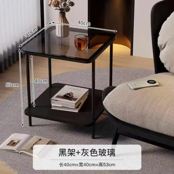 Столик интерьерный для дома, чёрный, стильный AND-1926 | Зображення 1