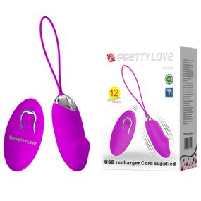 Віброяйце - Pretty Love Julia Vibrating Egg Purple