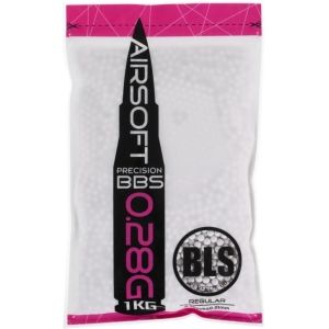 Страйкбольные шарики BLS Precision White 6 мм 0,28 г 1 кг