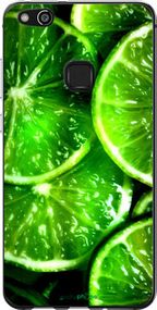 Чохол на Huawei P10 Lite Зелені часточки лимона "852u-896-2448"