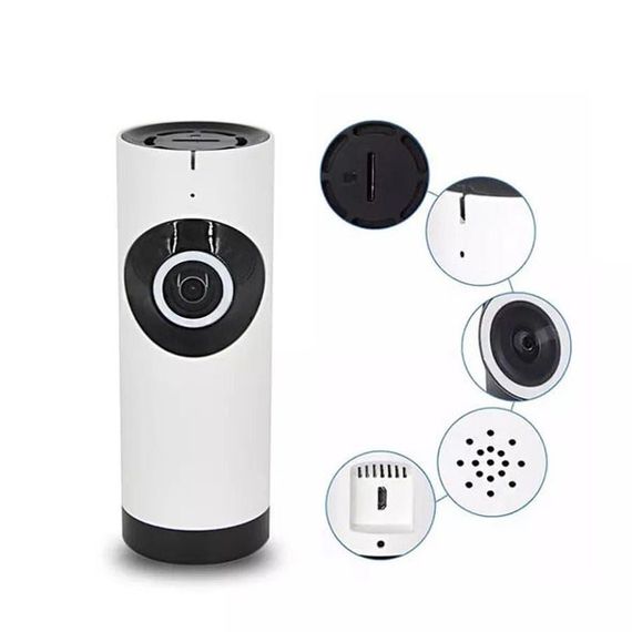 Камера настільна поворотна 180 градусів CAMERA CAD 1315 WIFI, ip, dvr, 1mp | Зображення 3