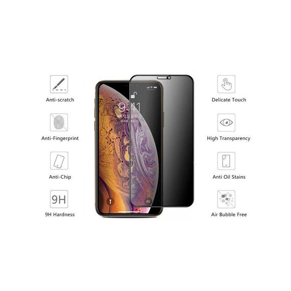 Скло захисне Drobak Anti Spy iPhone 11 Apple (464663) | Зображення 1