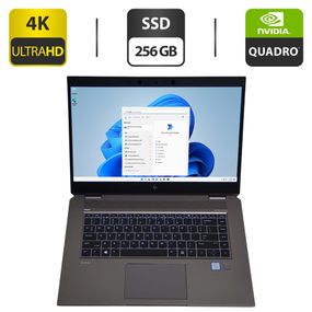 Мобильная рабочая станция HP ZBook Studio G5 / 15.6" (3840x2160) IPS / Intel Core i9-8950HK (6 (12) ядра по 2.9 - 4.8 GHz) / 16 GB DDR4 / 256 GB SSD / nVidia Quadro P2000, 4 GB GDDR5, 128-bit / WebCam б/у