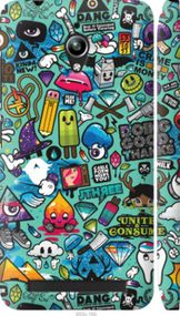 Чохол на Asus Zenfone Go ZC500TG Стікер бомбінг 1 "693m-160-24368"