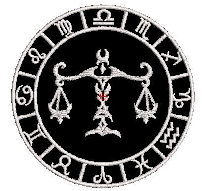 Шеврон знак зодиака ВЕСЫ