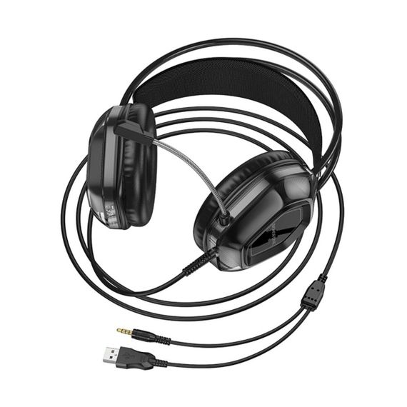 Навушники BOROFONE BO110 Fight gaming headphones Black | Зображення 3