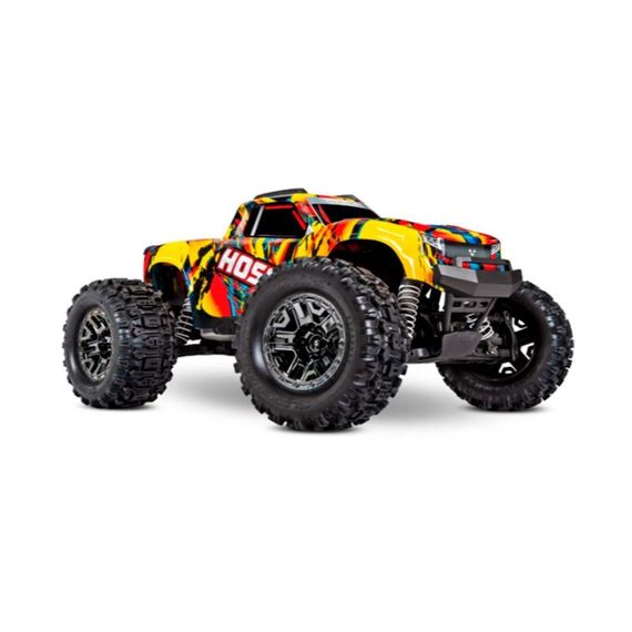 Машинка на радіокеруванні Traxxas HOSS 4x4 VXL 1/10 Monster Truck Brushless (Solar Flare)