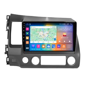 Штатная магнитола Lesko для Honda Civic VIII Рестайлинг 2008-2012 IPS 10" 2/32Gb CarPlay 4G Wi-Fi GPS Prime
