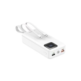 Зовнішній акумулятор REMAX Suji Series PD 20W+QC 22.5W  Fast Charging Cabled Power Bank 30000mAh  RPP-550