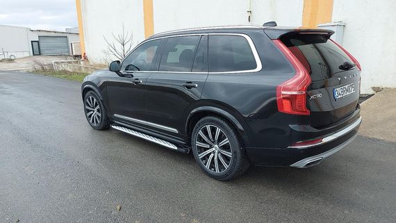 Боковые пороги Shining (2 шт., алюминий) для Volvo XC90 2015- гг | Зображення 5