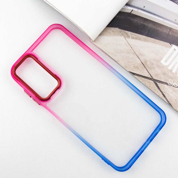 Чохол TPU+PC Fresh sip series для Samsung Galaxy A25 5G Синій / Рожевий | Зображення 1