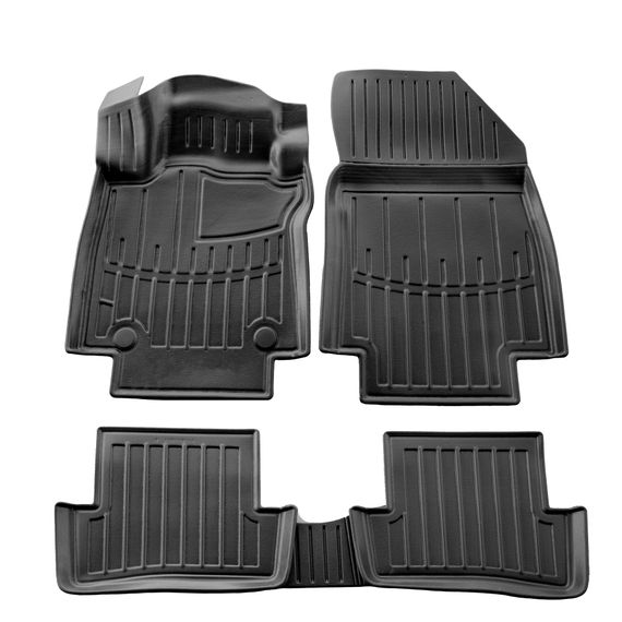 Резиновые коврики Stingray 3D (5 шт) для Renault Clio IV 2012-2019 гг