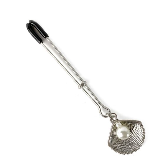 Зажим для клитора Art of Sex - Clit Clamp Silver Pearl, Серебристый
