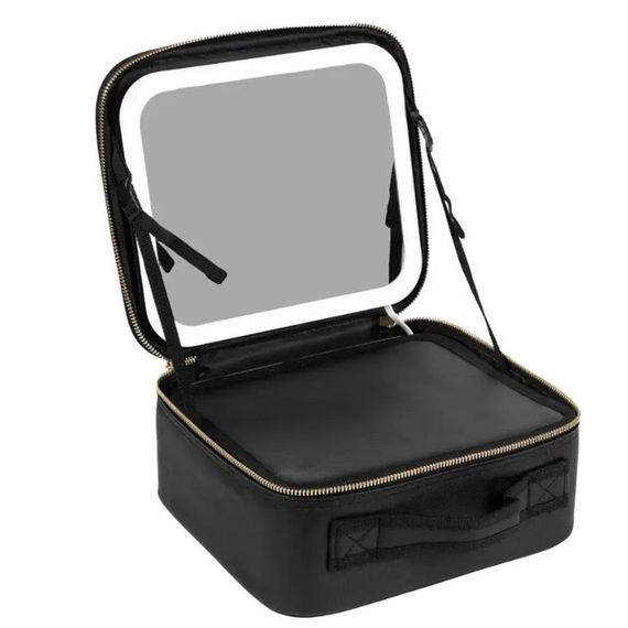 Органайзер для косметики для путешествий, Дорожная Косметичка с подсветкой, Косметический чемодан PA-47 | Зображення 3