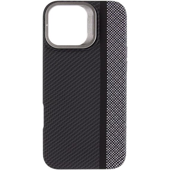 TPU чохол Pixel Craft with Magnetic Fit для Apple iPhone 16 (6.1") Carbon Line | Зображення 1