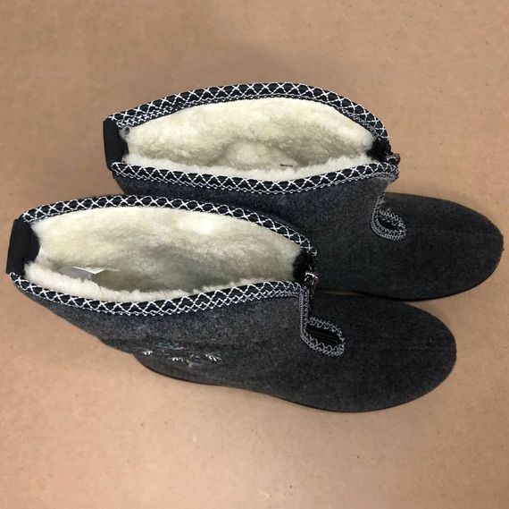 Дутики женские термо, Женские галоши на меху, Женские зимние ботинки из войлока бурки бабуши NZ-80 | Зображення 6