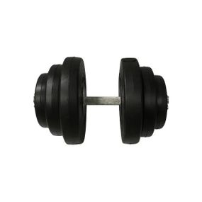 Гантель складальна композитна в пластиковій оболонці Rock Pro-R 19,5 кг NE-PL-R-019